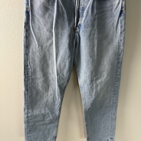 AGOLDE 90's Mid Rise Loose Fit Jeans Snapshot Denim NWT Distressed Women’s 27 - Picture 6 of 16